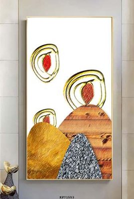 File gốc File tranh hiện đại pha lê gương KF71553 (in lụa) cao cấp