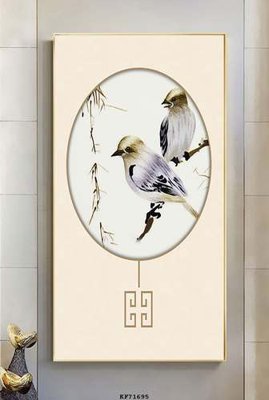 File in trần File tranh hiện đại pha lê gương KF71695 (bản gốc) trời sao