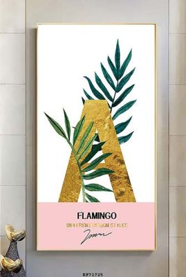 File gốc File tranh hiện đại pha lê gương KF71725 (in lụa) trang trí tường