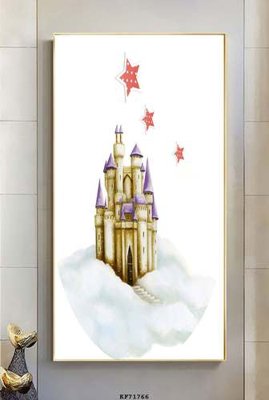 File tranh gốc PSD File tranh hiện đại pha lê gương KF71766 còn nguyên layer