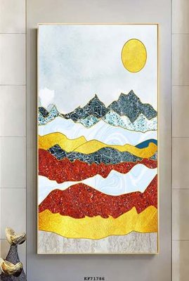 File in ấn cao cấp File tranh hiện đại pha lê gương KF71786 (file gốc)