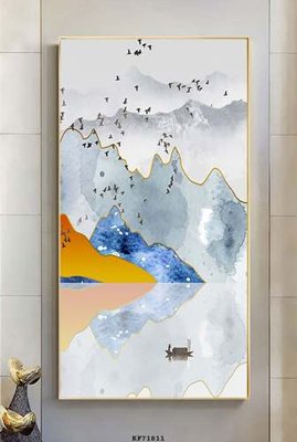 Ảnh mô tả file gốc in mica File tranh hiện đại pha lê gương KF71811