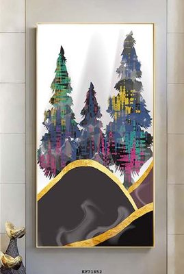 File gốc File tranh hiện đại pha lê gương KF71852 (trang trí) phòng trẻ em