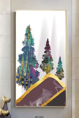 File ảnh File tranh hiện đại pha lê gương KF71853 (gốc) in biển hiệu