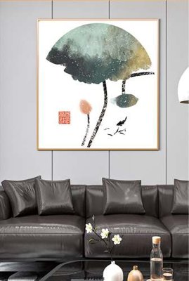 Tải file gốc in lụa File tranh hiện đại pha lê gương KF72008 siêu nét