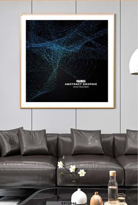 File gốc File tranh hiện đại pha lê gương KF72048 (in lụa) tranh thuận buồm