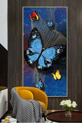 Tải về hình ảnh gốc File tranh hiện đại pha lê gương KF72085 sắc nét