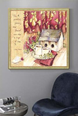 File gốc File tranh hiện đại pha lê gương KF72138 (cho in ấn) độc quyền