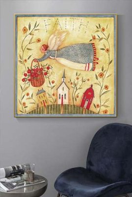 File gốc File tranh hiện đại pha lê gương KF72158 (in tráng gương) ốp tường