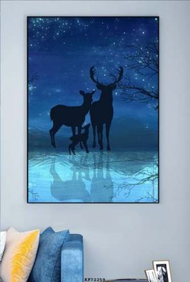 File gốc File tranh hiện đại pha lê gương KF72259 (in ấn) không giới hạn