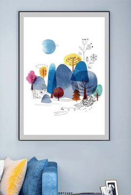 File in trần File tranh hiện đại pha lê gương KF72287 (bản gốc) 5D