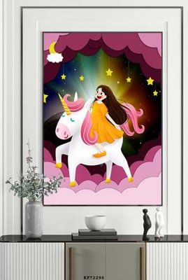 File tranh File tranh hiện đại pha lê gương KF72298 (ảnh gốc) sắc nét hoàn hảo