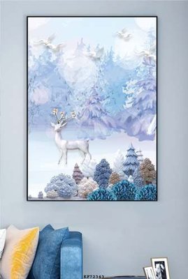 Tải file gốc File tranh hiện đại pha lê gương KF72343 (in khổ lớn) không mờ