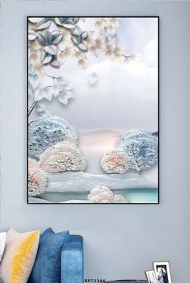 File in ấn File tranh hiện đại pha lê gương KF72344 (bản gốc) sắc nét