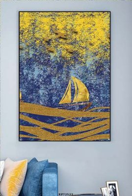 File PSD File tranh hiện đại pha lê gương KF72522 (bản gốc) cho nhà in