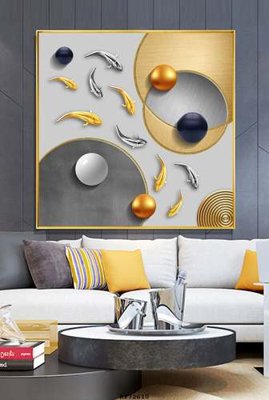 File in ấn File tranh hiện đại pha lê gương KF72610 (bản gốc) cao cấp