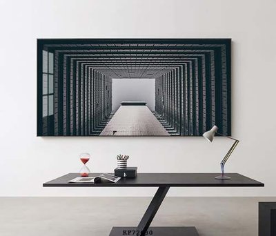 File gốc File tranh hiện đại pha lê gương KF72630 (in lụa) họa tiết 3D