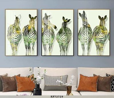 Ảnh gốc file in lụa File tranh hiện đại pha lê gương KF72729 chi tiết