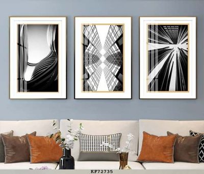 File tranh File tranh hiện đại pha lê gương KF72735 (gốc) in trên kính