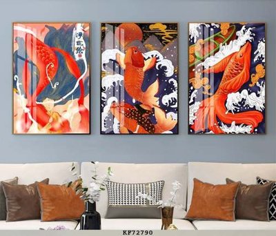 File gốc File tranh hiện đại pha lê gương KF72790 (AI/EPS) cho in ấn