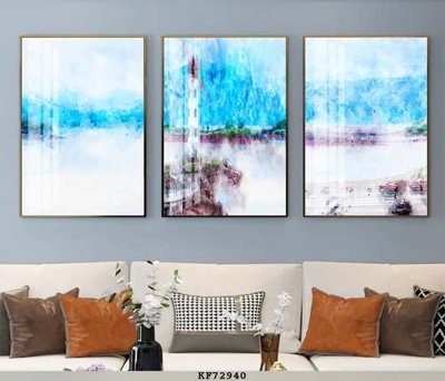 File in mica File tranh hiện đại pha lê gương KF72940 (bản gốc) siêu trong