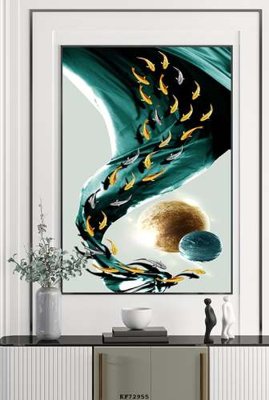 File gốc File tranh hiện đại pha lê gương KF72955 (cho in ấn) từ kho Filetranh