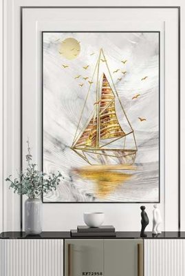 File gốc File tranh hiện đại pha lê gương KF72958 cho in ấn và thiết kế