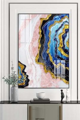 File in ấn File tranh hiện đại pha lê gương KF72960 chuyên nghiệp