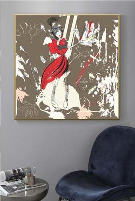 File tranh File tranh hiện đại pha lê gương KF72974 (gốc) in film