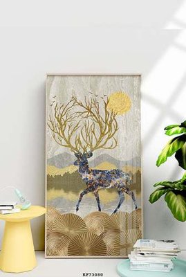 File tranh File tranh hiện đại pha lê gương KF73080 (ảnh gốc) cho in ấn kỹ thuật số