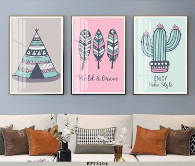 File tranh File tranh hiện đại pha lê gương KF73104 (ảnh gốc) cho in ấn kỹ thuật số