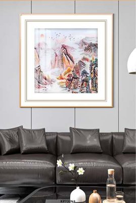 File tranh File tranh hiện đại pha lê gương KF73159 (gốc) in film