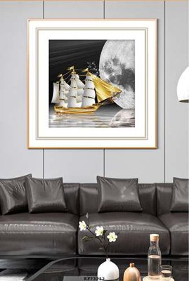 File gốc File tranh hiện đại pha lê gương KF73232 (in tráng gương) hiện đại