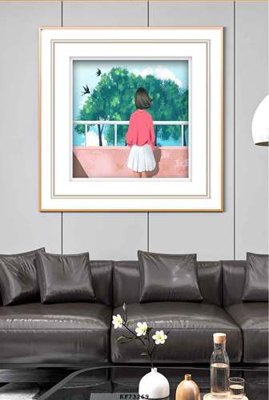 File tranh File tranh hiện đại pha lê gương KF73269 (ảnh gốc) sắc nét hoàn hảo