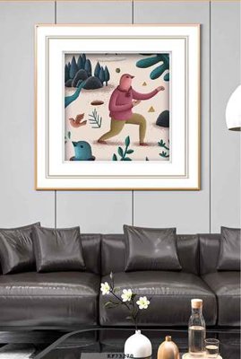 File PSD File tranh hiện đại pha lê gương KF73270 (nguyên gốc) chất lượng cao