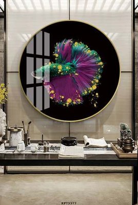 File gốc File tranh hiện đại pha lê gương KF73377 (in tráng gương) ốp tường