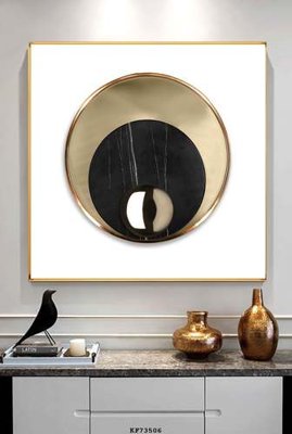 File gốc File tranh hiện đại pha lê gương KF73506 (in lụa) hoa văn cổ điển