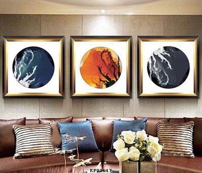 Tải file File tranh hiện đại pha lê gương KF73617 (gốc) chủ đề phong thủy