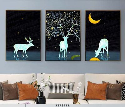 Tải file File tranh hiện đại pha lê gương KF73633 (gốc) làm tranh trang trí