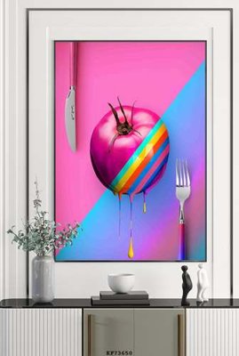 File gốc File tranh hiện đại pha lê gương KF73650 (bản quyền) cho in ấn