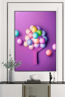 File in ấn cao cấp File tranh hiện đại pha lê gương KF73653 (file gốc)