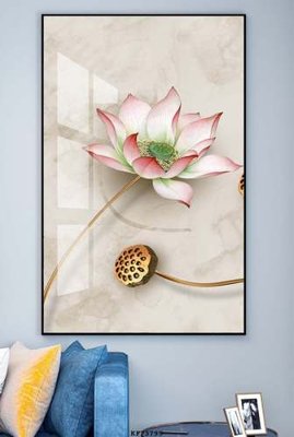 File gốc File tranh hiện đại pha lê gương KF73799 (in lụa) họa tiết 3D