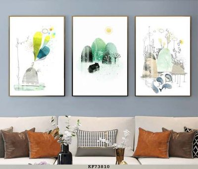 Ảnh gốc File tranh hiện đại pha lê gương KF73810 (độ nét cao) in mica