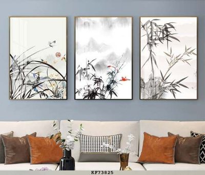 Download file File tranh hiện đại pha lê gương KF73825 (gốc) in mica bàn thờ