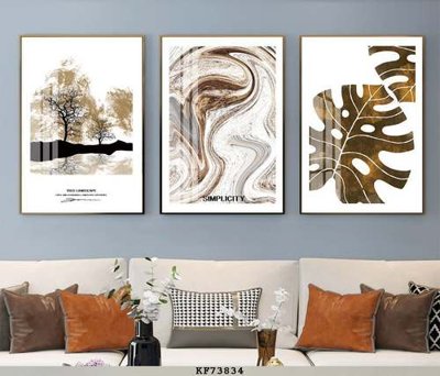 File tranh File tranh hiện đại pha lê gương KF73834 (gốc) chủ đề thiên nhiên