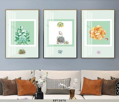 File tranh File tranh hiện đại pha lê gương KF73870 (bản gốc) in lụa 5D