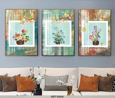 Download file gốc File tranh hiện đại pha lê gương KF73886 (in lụa) nghệ thuật