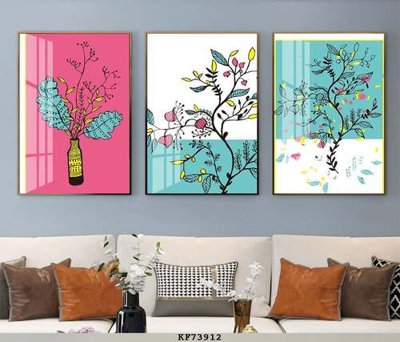 Tải file File tranh hiện đại pha lê gương KF73912 (PSD) cho in ấn quảng cáo