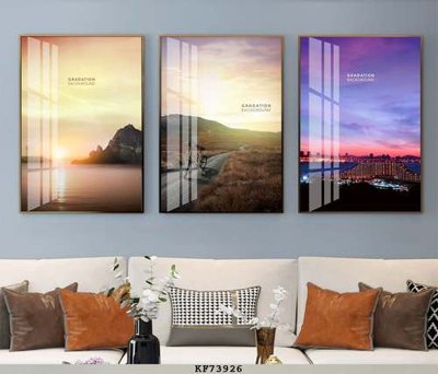 File tranh in tráng gương File tranh hiện đại pha lê gương KF73926 (siêu nét)