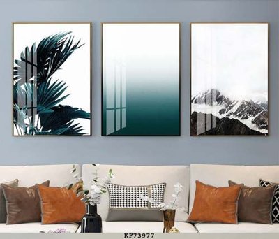 Ảnh gốc File tranh hiện đại pha lê gương KF73977 (độ nét cao) in tráng gương